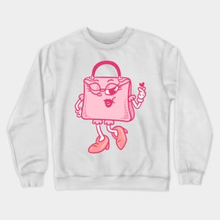 Cute lady bag Crewneck Sweatshirt